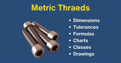 metric machine screws|Metric Threads: Dimensions, Classes & Formulas (full Guide).